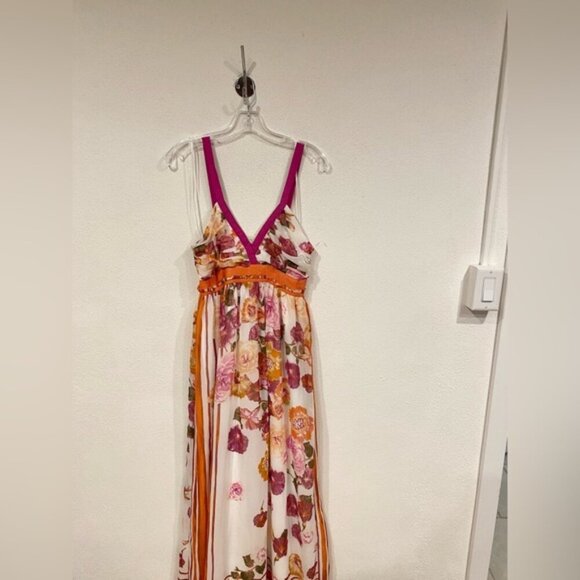 Faithfull the Brand Floral Maxi Dress Size 2 EUC - Picture 1 of 5